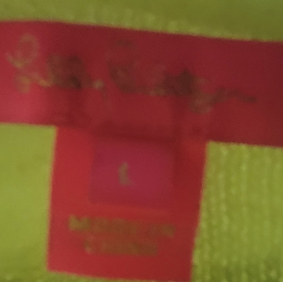 Lilly Pulitzer Jody V-Neck Sweater in Prickly Pear Size Large - Picture 7 of 7